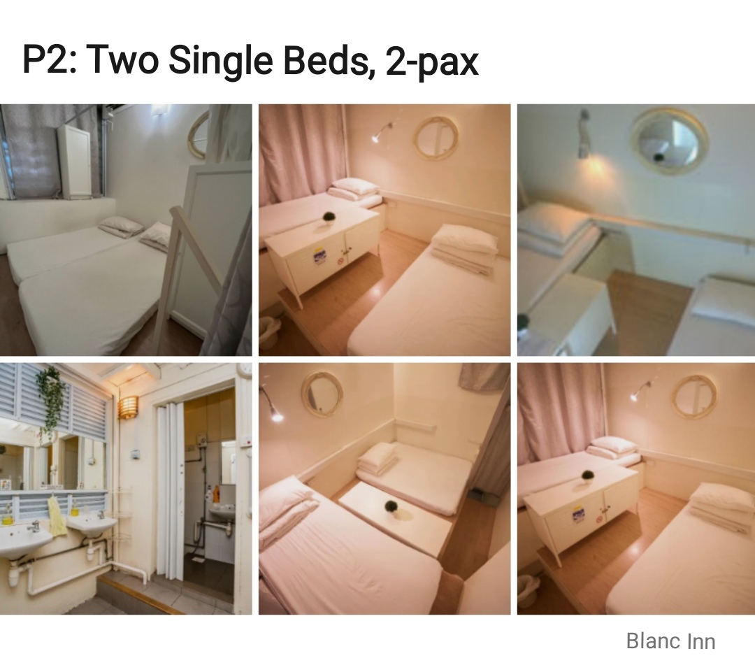 Singapore-boutique-hostel-Private-Room-P2, Every high-ceiling suite has 4 or 5 rooms, giving you a rooms like space with privacy curtains and night door.